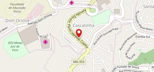 Rancho Alegre Cascatinha no mapa