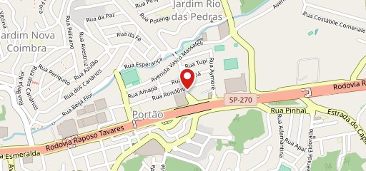 Ravenna Pizzaria Delivery no mapa