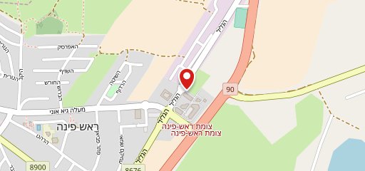 ראש פיצה sur la carte