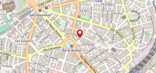 Trattoria Re di Roma sur la carte