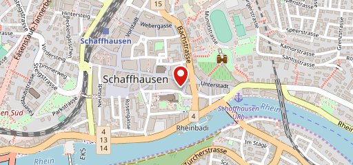 Reber Schaffhausen tongues - confectioner and café sulla mappa