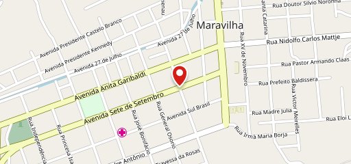 Recanto da Praça Maravilha SC no mapa