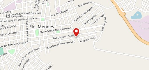 Recanto do Peixe - Elói Mendes no mapa