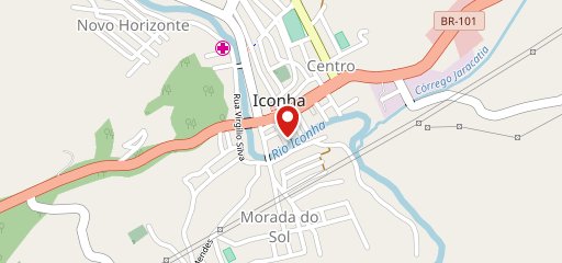 Recanto Pizzaria no mapa