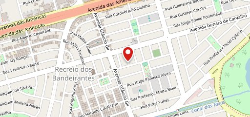 Recreio Brasa no mapa