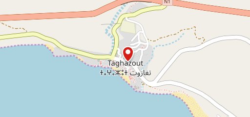 Red clay cafe taghazout sur la carte