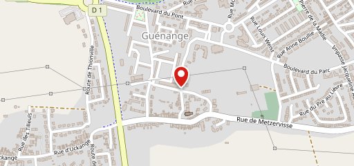 Red grill guenange sur la carte