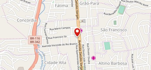 Rede Açai.com no mapa