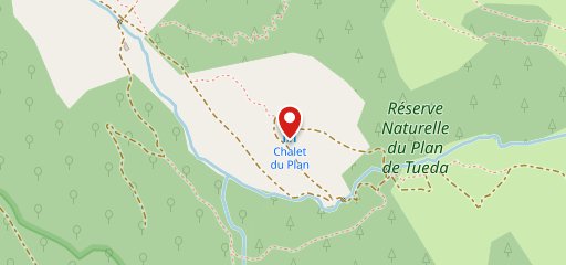 Refuge du Plan sur la carte