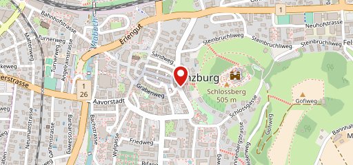 Restaurant Oberstadt Lenzburg sulla mappa