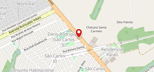 Rei da Pizza no mapa