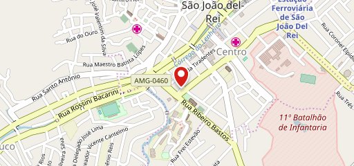 O Rei do Pedaço no mapa