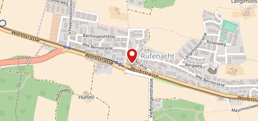 Reinhard AG Bäckerei Kaffee, Rüfenacht sulla mappa