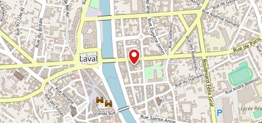 la taverne laval sur la carte