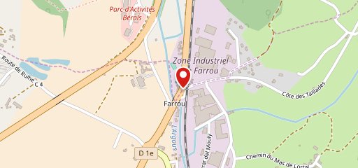 Le Relais de Farrou sur la carte