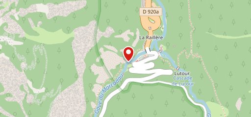 Relais de la Cascade sur la carte