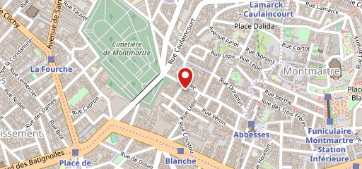 Le Relais Gascon montmartre paris18e sur la carte