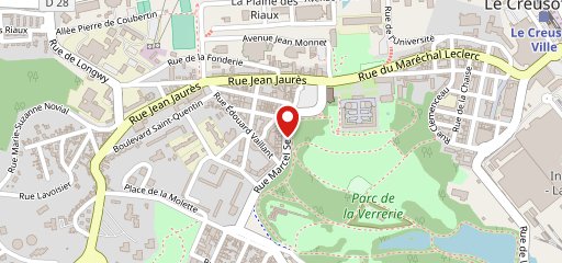 Relais pizza sur la carte