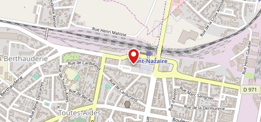 Relay Gare de Saint-Nazaire sur la carte