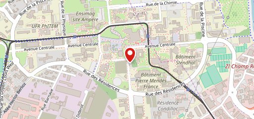 Restaurant universitaire Diderot - Crous Grenoble Alpes sur la carte