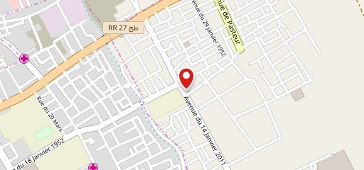 Restaurant Abou Ahmad sur la carte