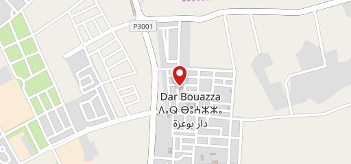 Restaurant Aladdin Dar Bouazza sur la carte