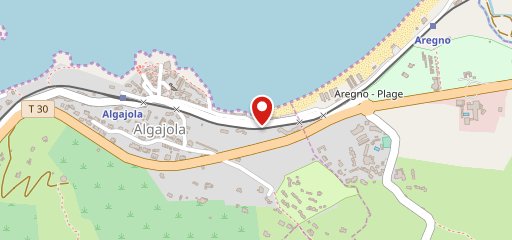 Le Beau Rivage Algajola sur la carte