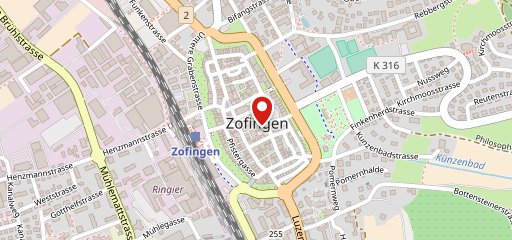 Hotel Zofingen sur la carte