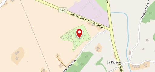 Camping Forel sur la carte