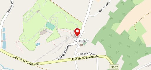 Le Chatêau de Oteppe. sur la carte