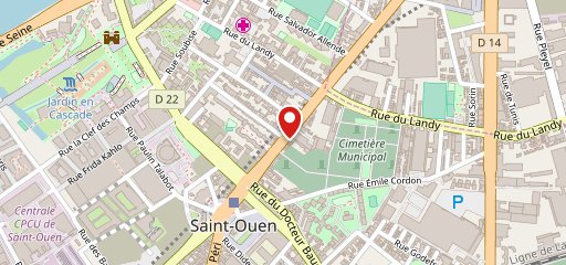 Le Mandarin Saint-Ouen sur la carte