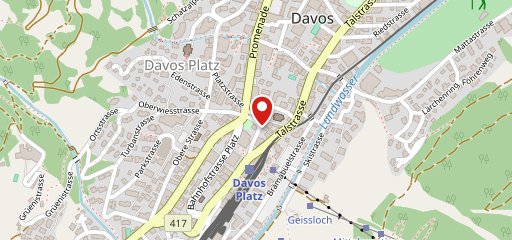 Restaurant Davoserhof sur la carte