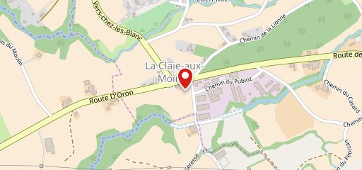 Restaurant de la Claie-aux-moines sur la carte