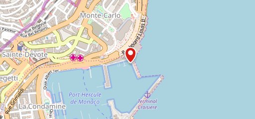 Restaurant De La Société Nautique De Monaco sur la carte