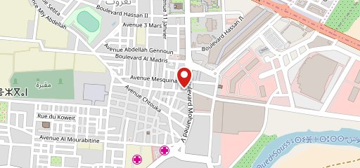 Restaurant de poisson - مقهى اسماك sur la carte