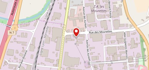 Restaurant Des Mourettes sur la carte