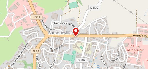 Bar Restaurant du centre Costes Baraqueville sur la carte