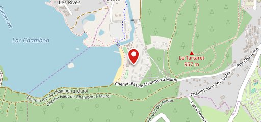 Restaurant du Domaine du Lac Chambon sur la carte