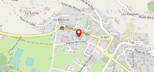 Restaurant Neige et Roc sur la carte