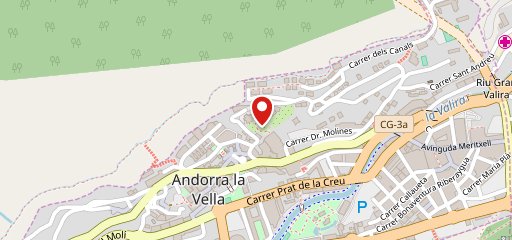 Restaurant ES ANDORRA sur la carte