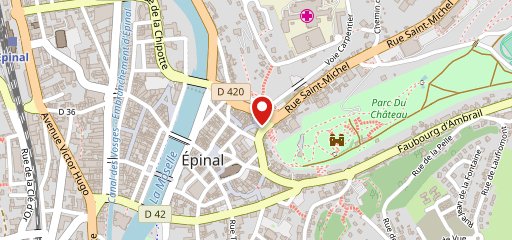 Fujiyama Epinal sur la carte