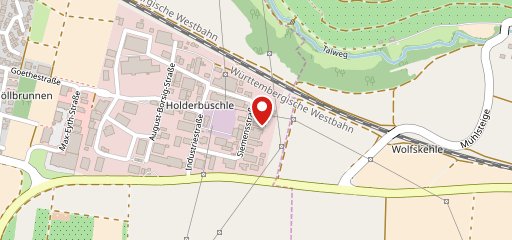 Restaurant Holderbüschle sur la carte