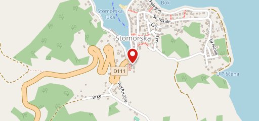 Restoran Kamenica, Stomorska sulla mappa