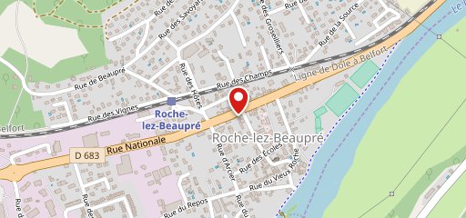 restaurant Kebab de Roche sur la carte