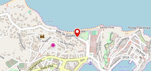 Ristorante di pesce La Bussola fronte MARE a Le GHIAIE Portoferraio ISOLA D'ELBA - Piatti TIPICI della tradizione ELBANA sulla mappa