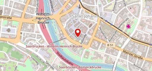 La Bastille - Saarbrücken sur la carte