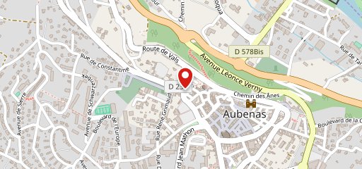 Restaurant L'atelier Aubenas sur la carte