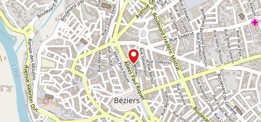 Restaurant Le Jasmin Béziers sur la carte