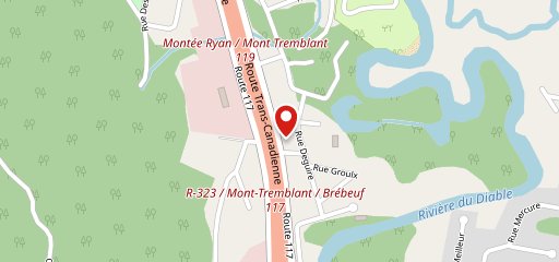 Restaurant Le Routier sur la carte