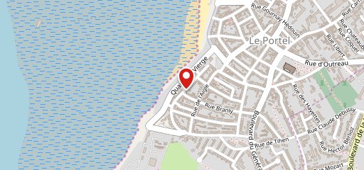 Brasserie la Plage sur la carte